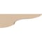 Ekena Millwork 2"W x 12"D x 4"H Thin Carmel Rough Cedar Woodgrain TimberThane Corbel, Primed Tan CORUR02X12X04CARRCPR - alternate 6